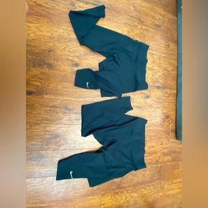 2x nike black leggings